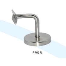 China P703R Wandhalterungen mit inox Basis und gebogene Platte für Rundrohr Hersteller