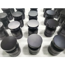 porcelana Punto fijo ajustable Matte Black Glass Rail Rail Fittings Base y gorra fabricante