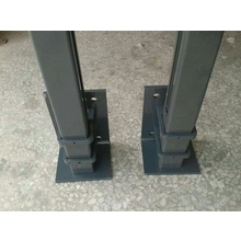 Cina Polvere bordo rivestimento in alluminio posto di montaggio per esterno ringhiera del balcone produttore