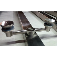 China Spider Balustrade Post Modern Balcony Stainless Steel Railing Post manufacturer