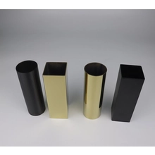 China Square and Round Golden Finish Stainless Steel 304 Seamless Welded Steel Pipe manufacturer