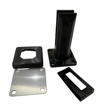 Chine Acier inoxydable 316 FramedAless Piscine Spigot en verre carré brossé fabricant