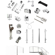 Cina Hardware per balaustra in vetro per recinzione in vetro in acciaio inox produttore