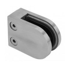 China Stainless Steel Large Round Glass Clamp for Flat Surface manufacturer