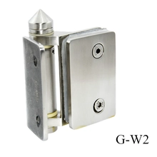 China Aço inoxidável 316 vidro para parede / praça dobradiça pós porta G-W2 fabricante