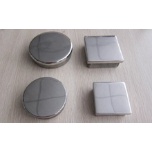 porcelana Stainless steel flat top end cap for tube handrail fabricante