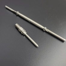 China T804 Houten schroefkabelspanningsfittingen voor 5 mm kabel fabrikant