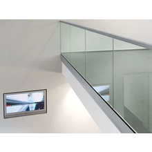 China aluminum U channel use for 12-20mm glass or aluminum deck channel manufacturer