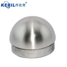 porcelana cheap stainless steel polished round tube balustrade post fitting end cap LCH-213 wholesale fabricante
