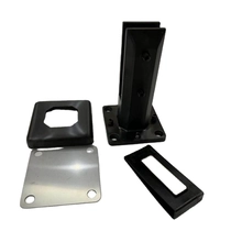 China Braçadeira de vidro de aço inoxidável Duplex 2205 para guarda-corpos de vidro para cercas de piscina sem moldura fabricante