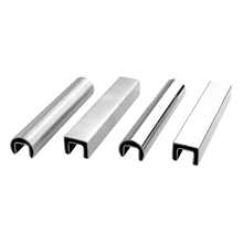 Cina tubi per corrimano 22x25mm con scanalatura in acciaio inossidabile duplex 2205 produttore