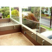 China frameless glass balustrade rail slot handrail fittings stainless steel 316L material manufacturer