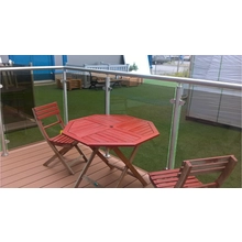 China glazen balustrade hardware roestvrij stalen balustrade bericht fabrikant