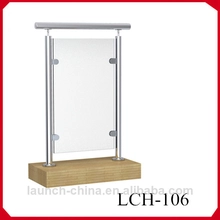 Chine extérieur balustrades en acier inoxydable mains courantes pont balustrade en verre fabricant