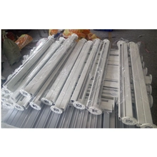 porcelana barandas de terraza cubierta handail de vidrio de revestimiento en polvo de aluminio al aire libre de correos fabricante