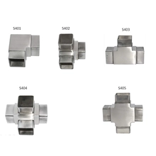 Chine carrée 40 x 40 tube connecteur mixte inox fabricant