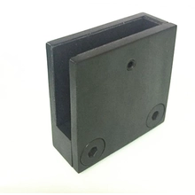 China vierkante RVS D glas klem voor 10mm glas fabrikant