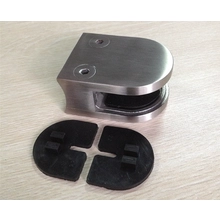 China aço inoxidável 316 polido braçadeiras de vidro escovados para o vidro 8-12mm fabricante