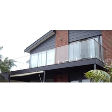 China roestvrij staal balustrades top rails voor 8-13.52mm glas fabrikant