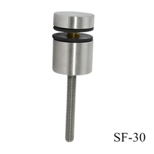 China stainless steel glass railing standoff to fit 1/2'' glass manufacturer