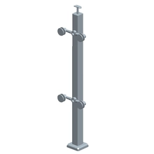 China stainless steel railing post with glass standoff attachment manufacturer