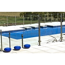 Cina acciaio inox semi vetro senza cornice scherma piscina produttore
