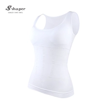 China Breathable Athletic Women Compression Tank Tops Factory manufacturer