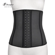 China Breathable Latex 9 Steel Boned Waist Trainer Factory (Height 30cm) manufacturer