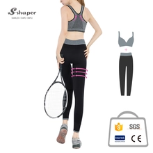 China Breathable Zipper Yoga Bra Set Wholesales manufacturer