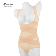 China Breathable shapewear compression with high elastic mesh manufacturer