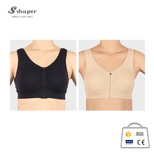 China Gym Fitness Fashion Sports Top Ladies Support Zipper Bra  Manufacturer manufacturer