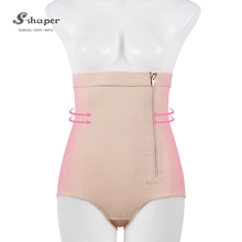China High Waist Briefer with Side Zip Supplier manufacturer