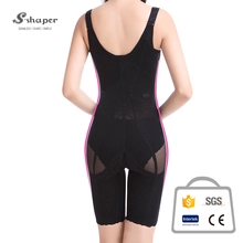 China Ladies Slimming Body Shaper Black Bodysuits Factory manufacturer