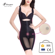 China Ladies Slimming Body Shaper Black Bodysuits Wholesales manufacturer