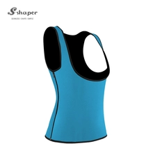 China Side Zipper Neoprene Sweat Tank Top Factory manufacturer