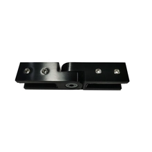 China Frameless Balcony Railing Glass Balustrade Adjustable Degree Corner Glass Bracket Glass Clamp manufacturer