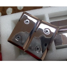 China Gebogen rand glas tot glas scharnier RVS hardware voor zwembad hek fabrikant