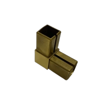 China Stainless Steel 25mm Pipe Corner Connectors Square Tube Joint manufacturer