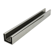 Chine carré de garde-corps en verre et en acier inoxydable de forme ronde fendue tube main courante fabricant