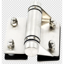 China spring loaded heavy duty glass to galss gate hinge manufacturer