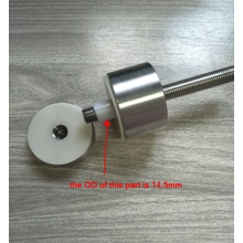 China stainless steel glass standoff use for glass fence or fabricante