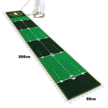 China Premium Commercial Putting Green Mat with Rubber Base for Outdoor Golf Practice Hitting manufacturer