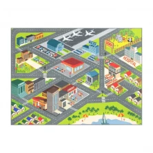China Baby Car Track Design Play Mat fabricante