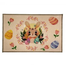 China Easter Bunny Welcome Doormat Peeps Rug fabricante
