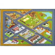 China Extra Large City Life Baby Playmat Rug fabricante