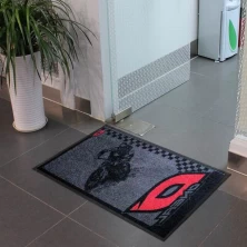 China Impresso Motorcycle Garage Rubber Floor Mat fabricante