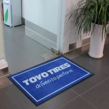 China Tires Industrial Logo Floor Mat manufacturer