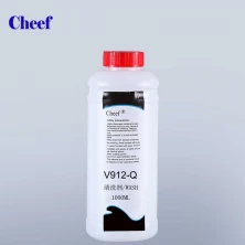 porcelana 1000 ml solución de limpieza V912-Q para VideoJet CIJ impresora de inyección de tinta fabricante