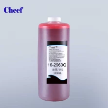 China Compatible red ink 16-2960Q for videojet inkjet printer manufacturer