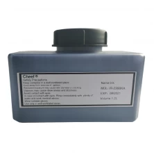 China Fast drying ink IR-236BKA printing ink on organic glass for Domino manufacturer